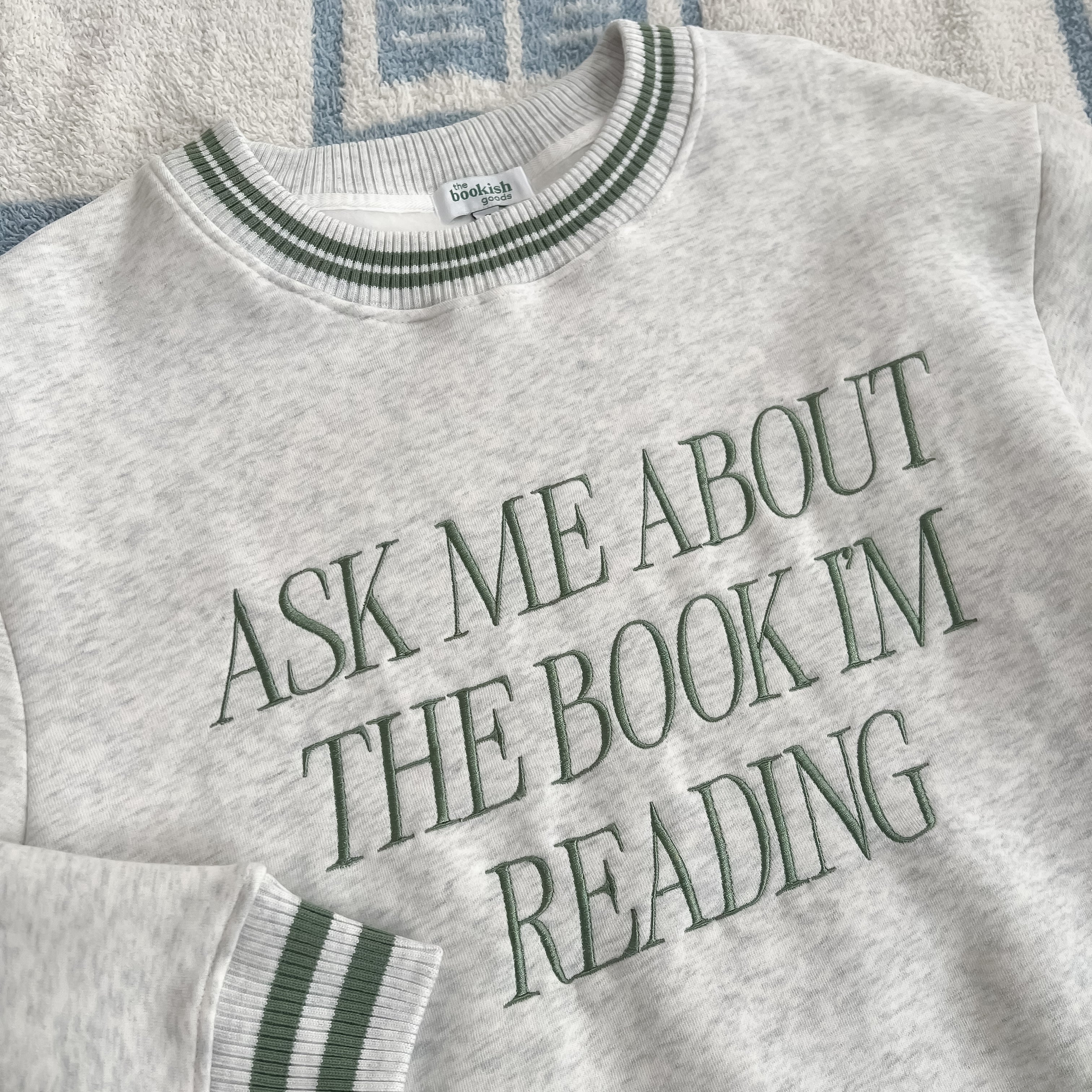 Ask Me About The Book Sweatshirt - Image 2