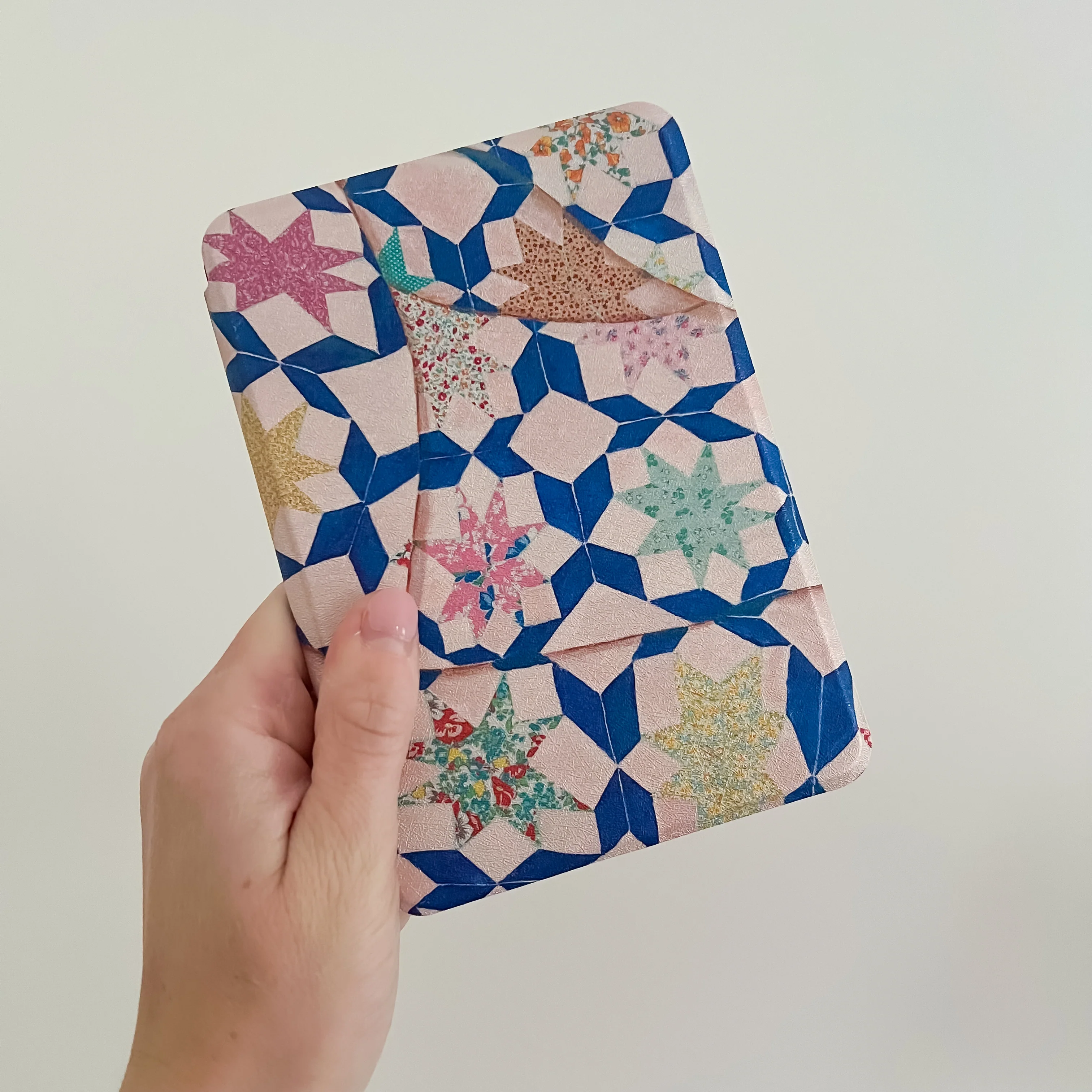 Blue Quilted Kindle Case - Image 3