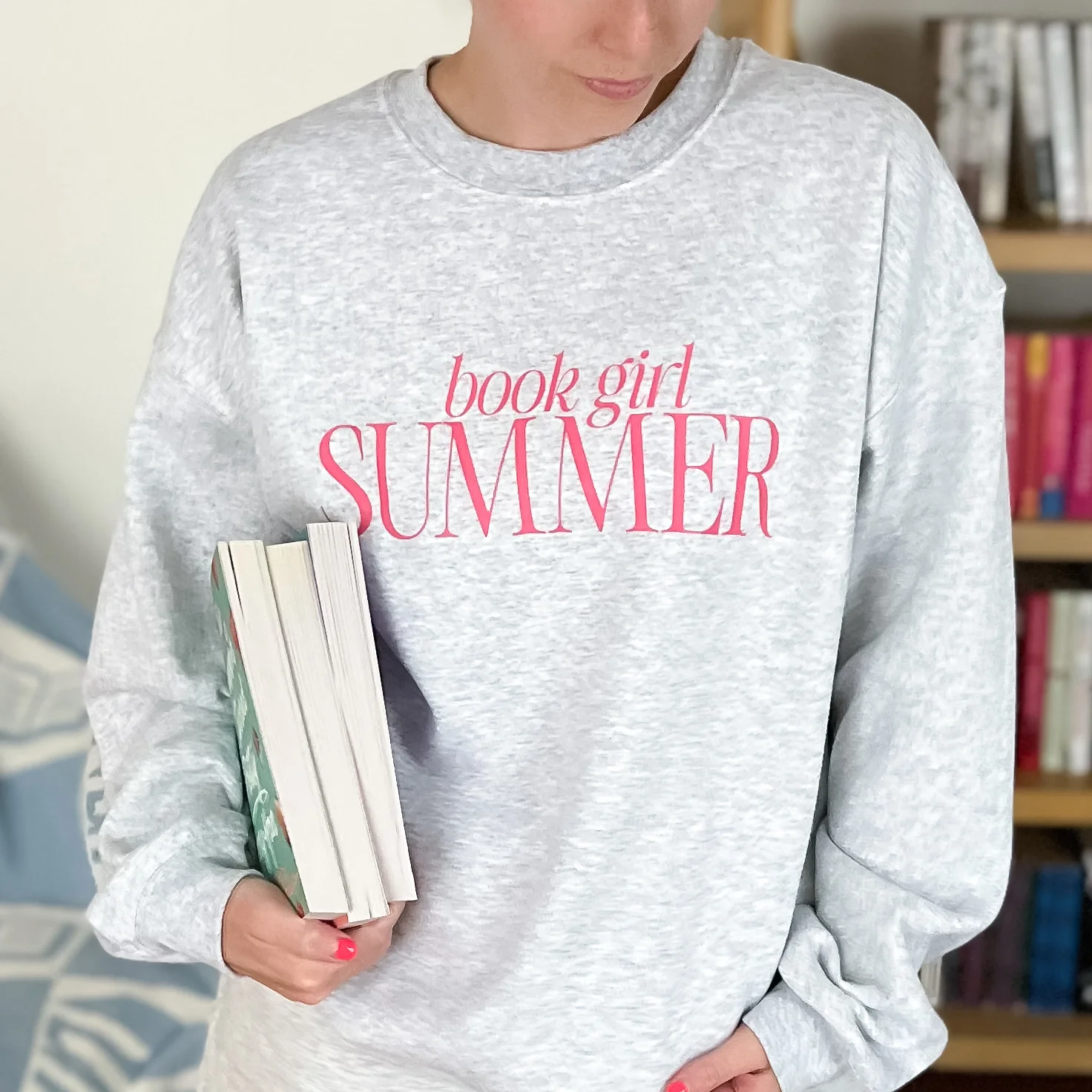 Book Girl Summer Sweatshirt - Image 3