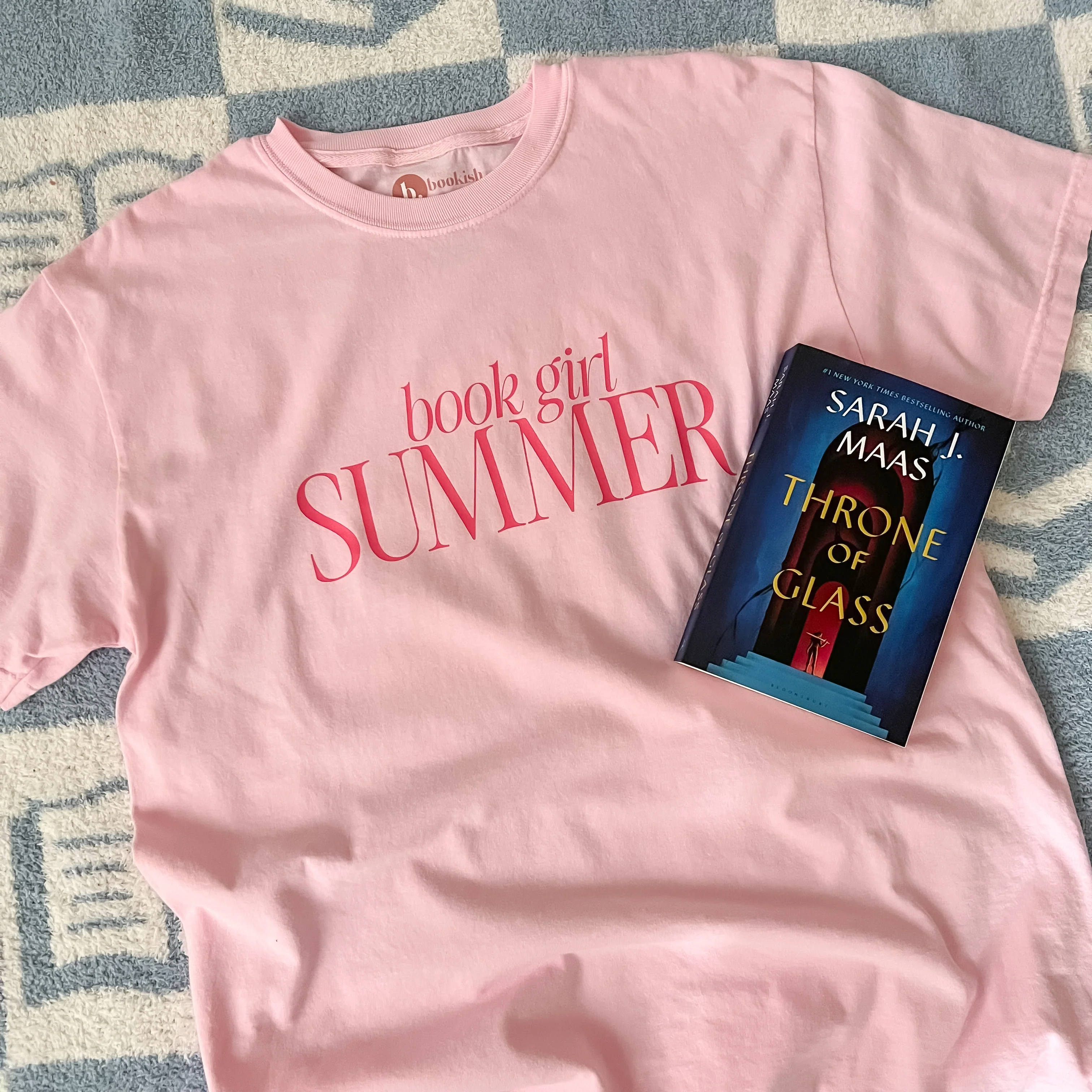 Book Girl Summer Tee - Pink - Image 3