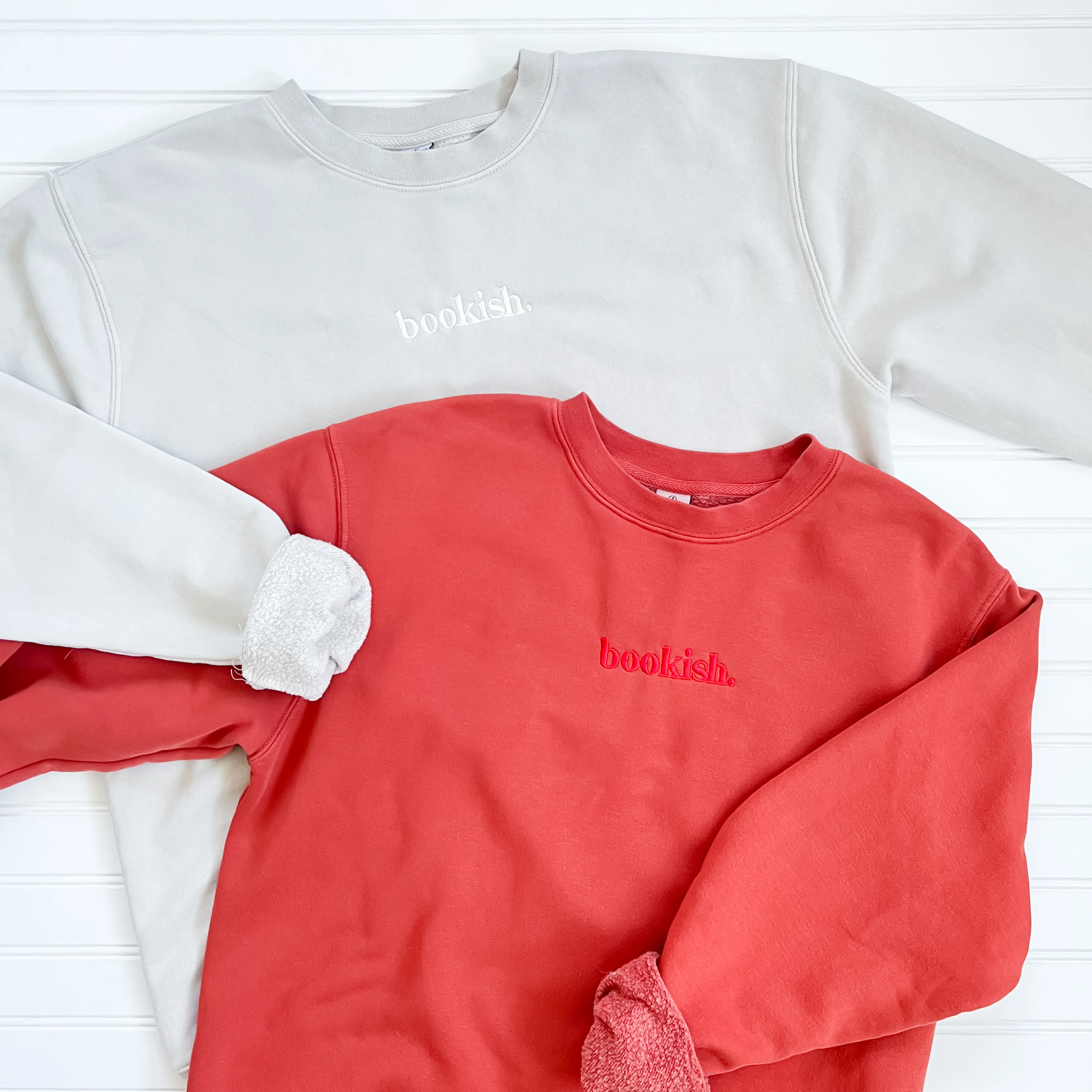 Bookish. Embroidered Sweatshirt - Amber - Image 2