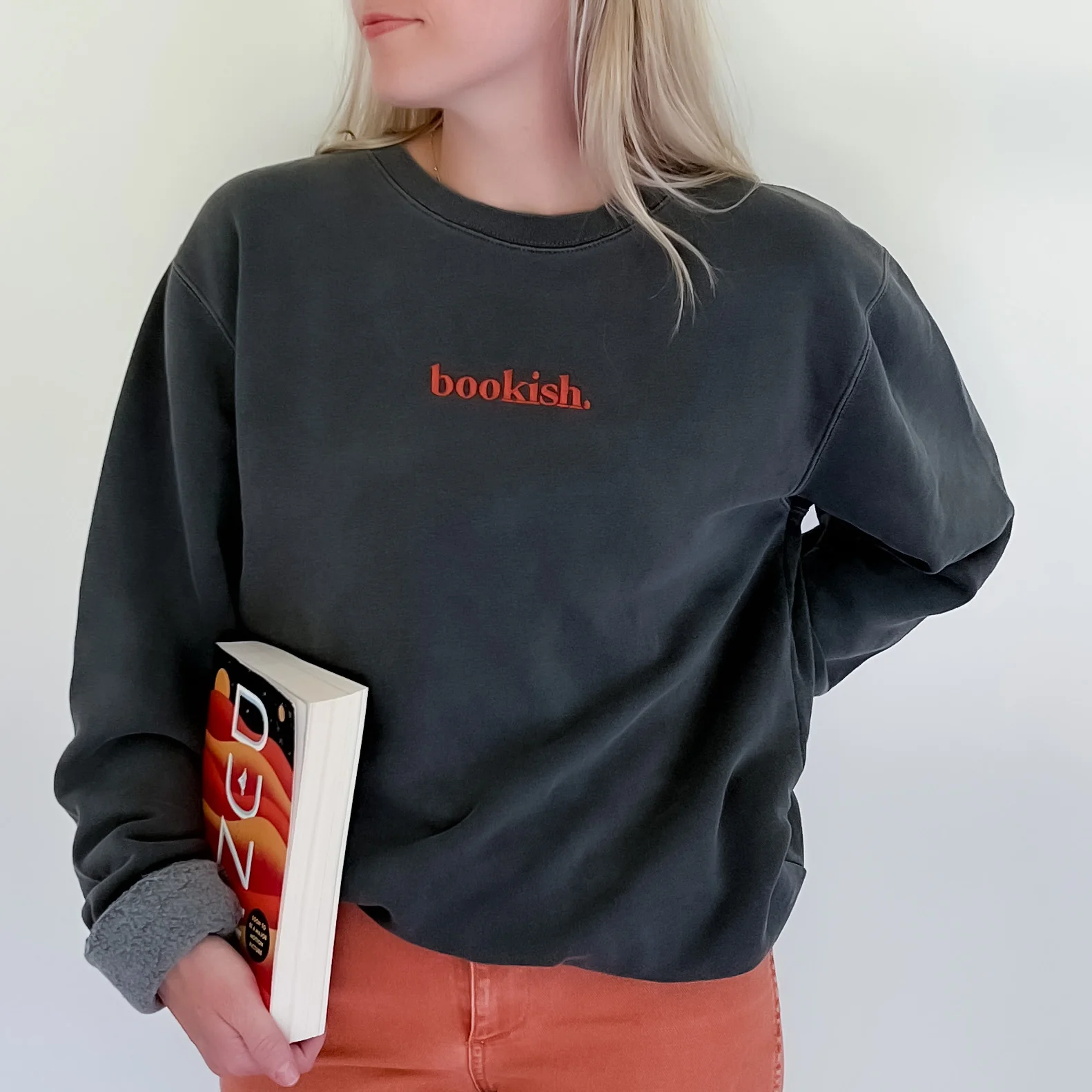 Bookish. Embroidered Sweatshirt - Spooky Version - Image 3