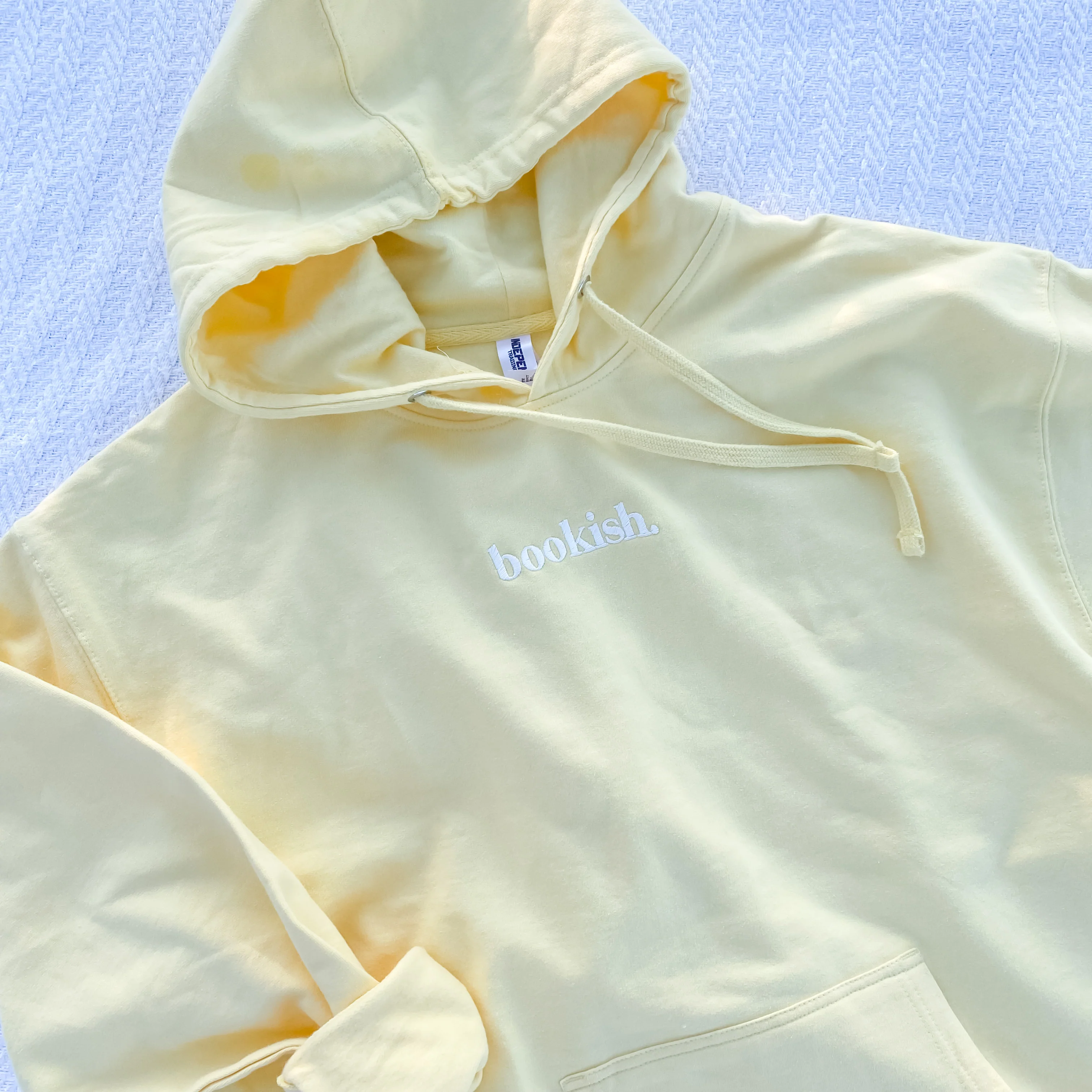 Bookish. Hoodie - Light Yellow - Image 2