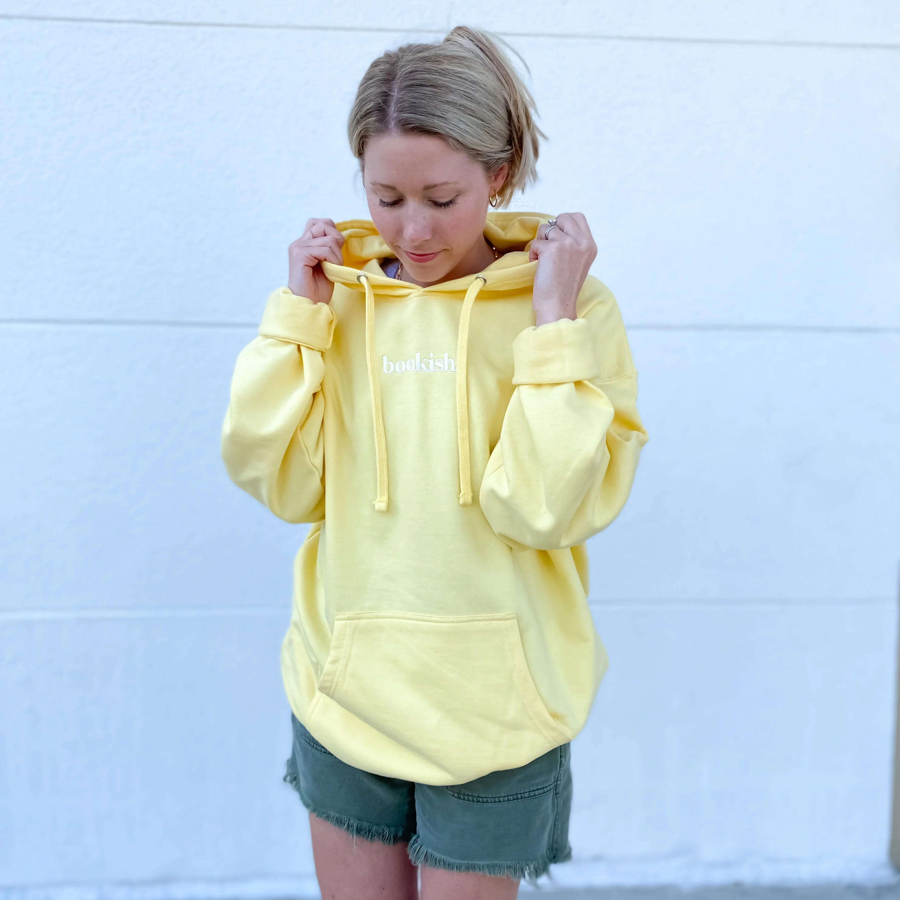 Bookish. Hoodie - Light Yellow - Image 5