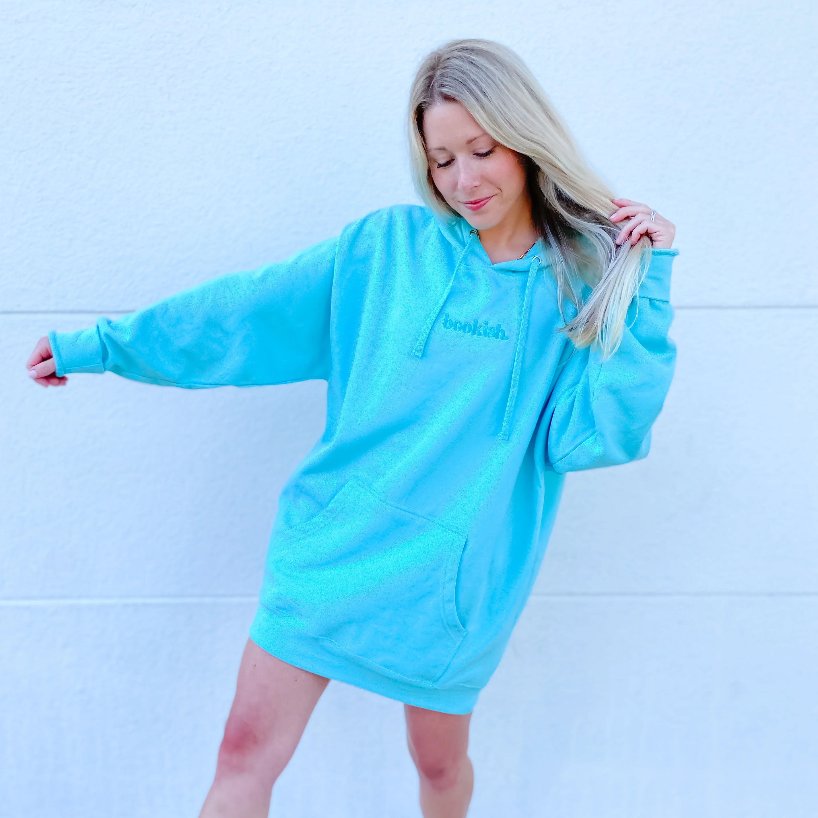 Bookish. Hoodie - Mint - Image 3