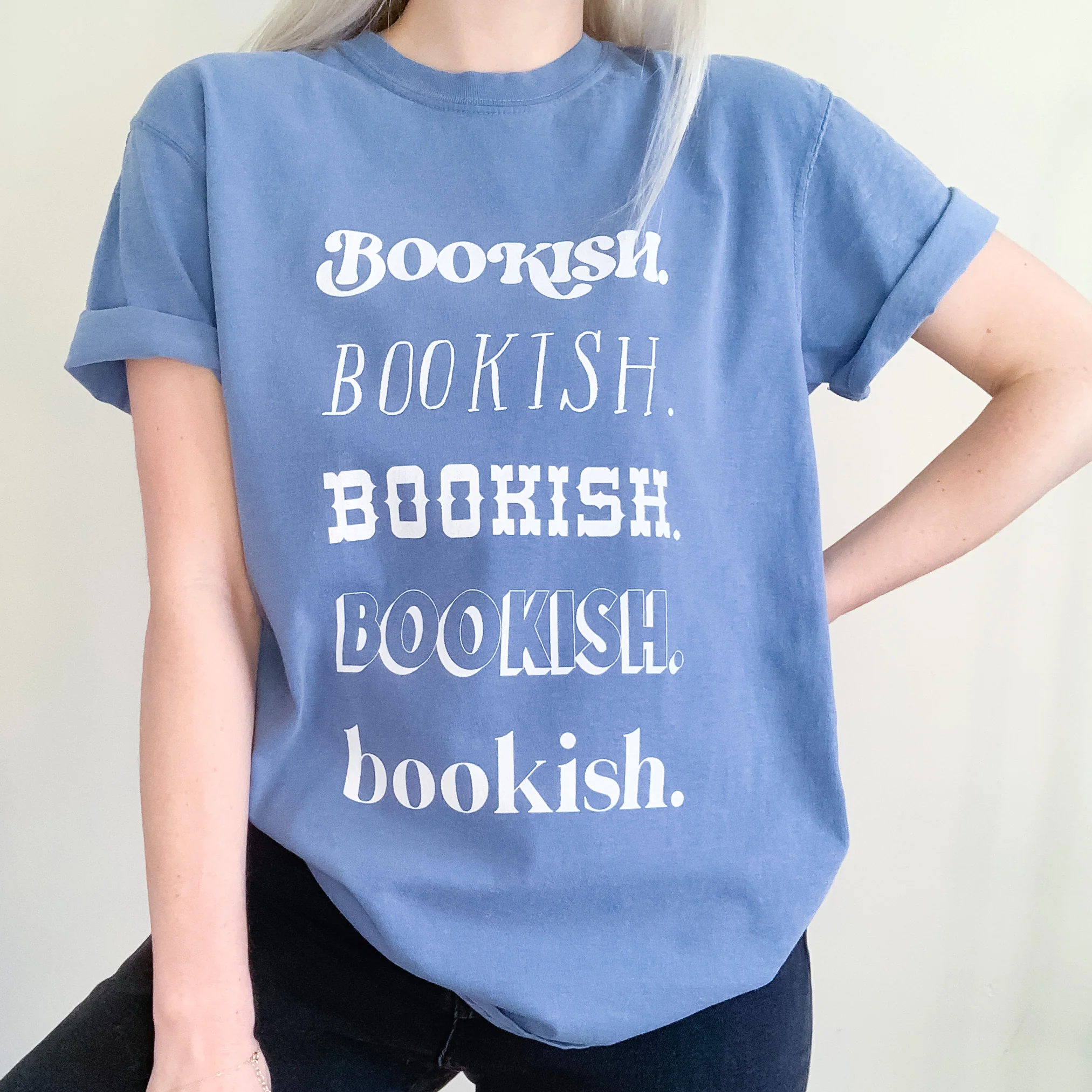 Bookish On Repeat Tee - Image 3
