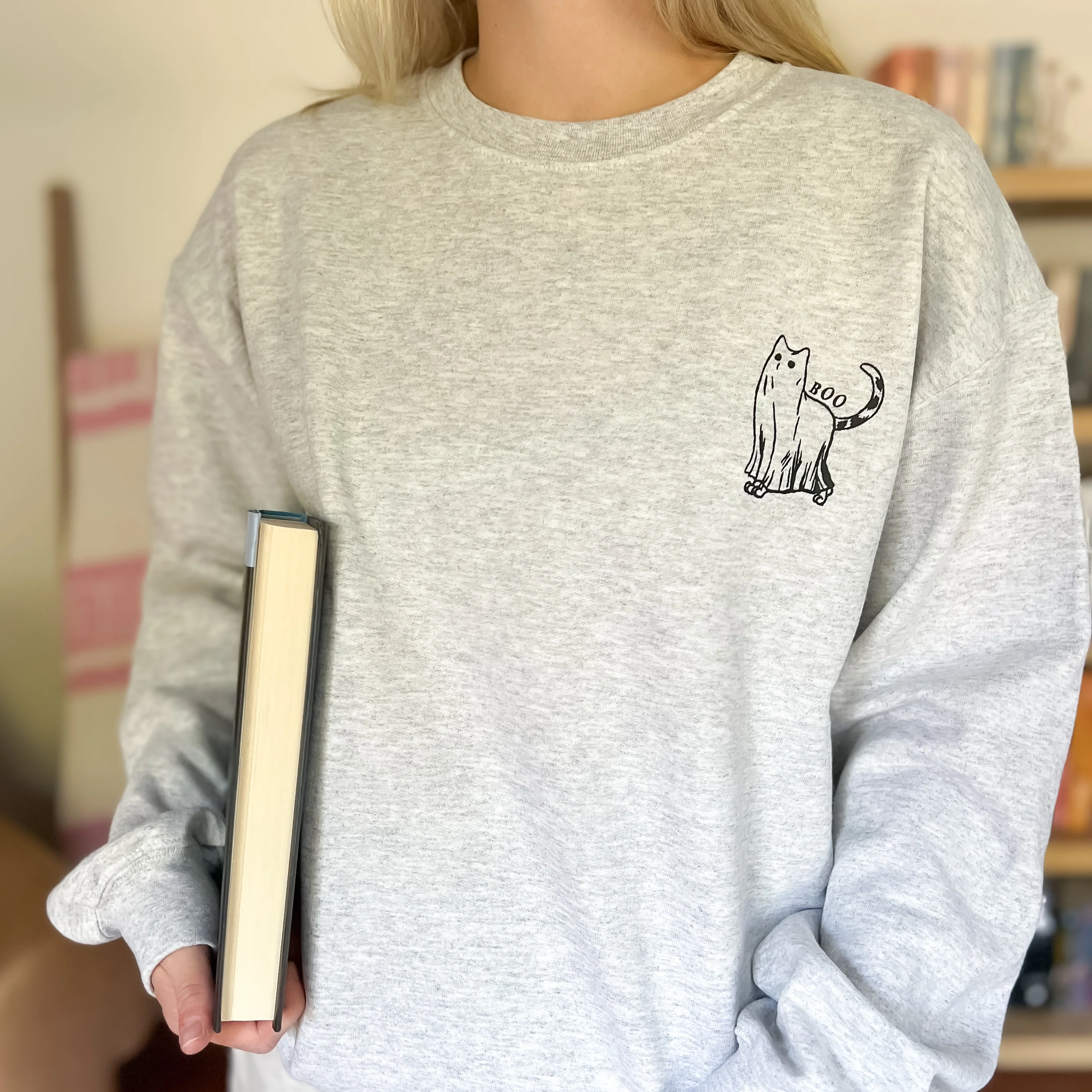 Cat Ghost Sweatshirt - Image 2