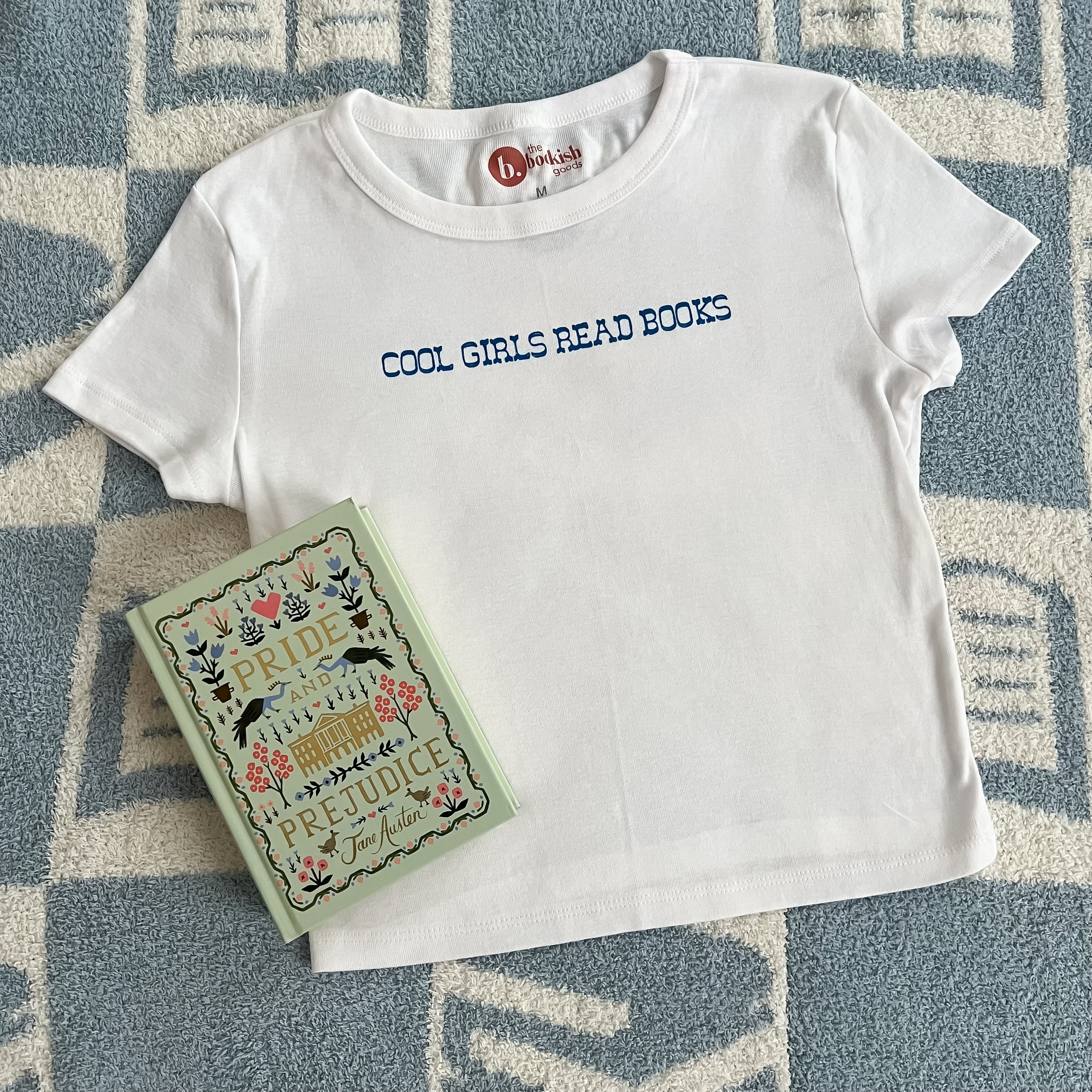 Cool Girls Read Books Baby Tee