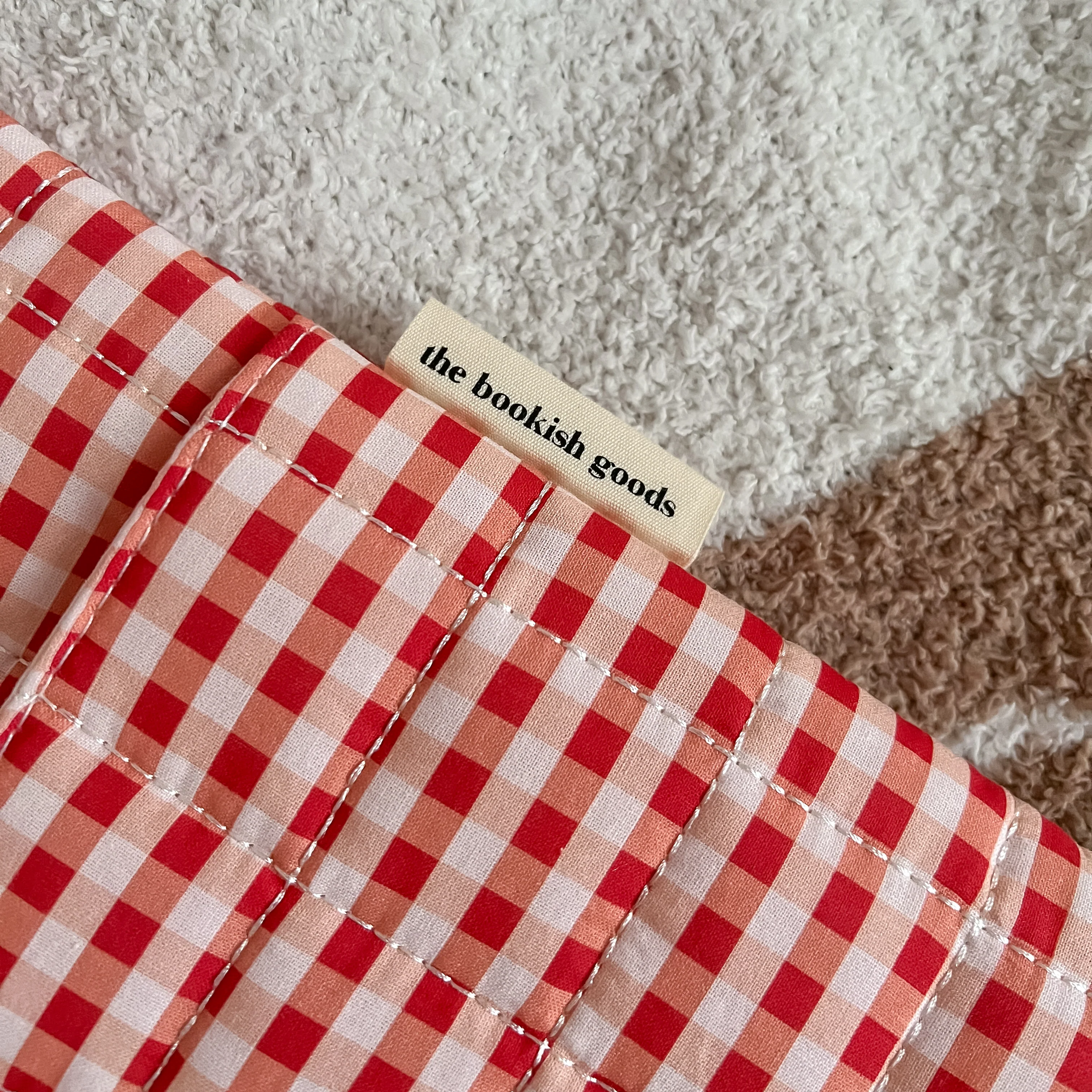Gingham Book Sleeve - Image 3