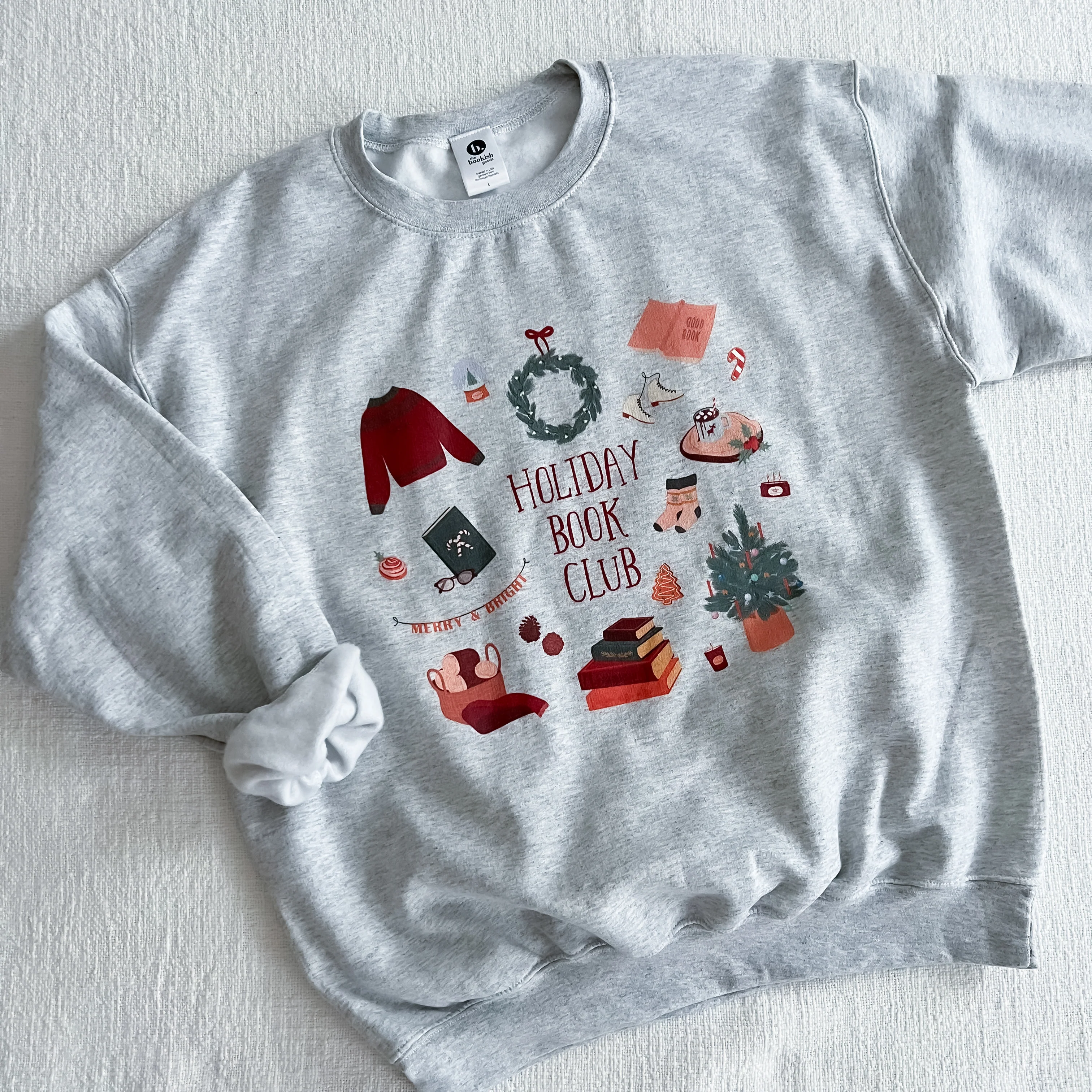 Holiday Book Club Sweatshirt - Image 2