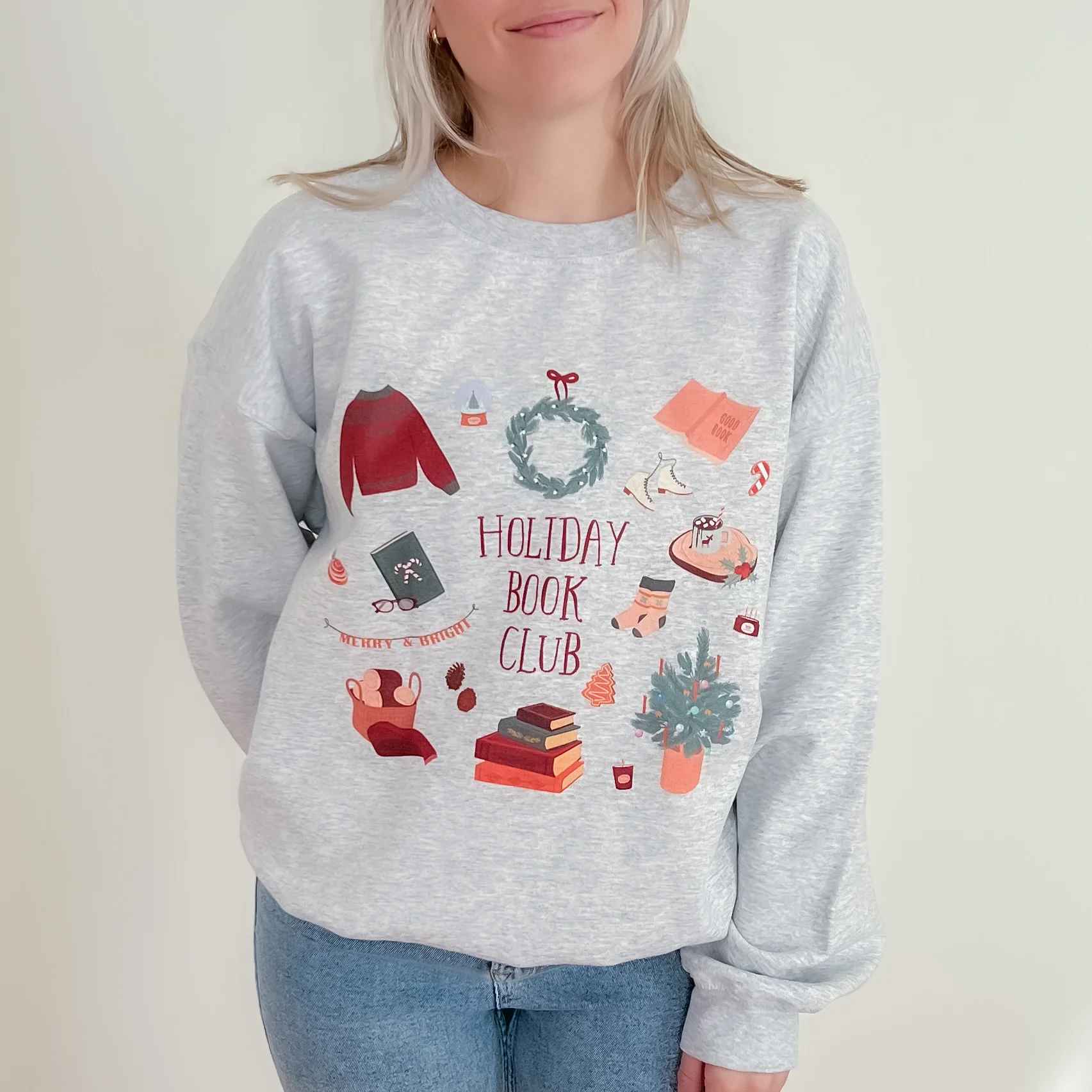 Holiday Book Club Sweatshirt - Image 3