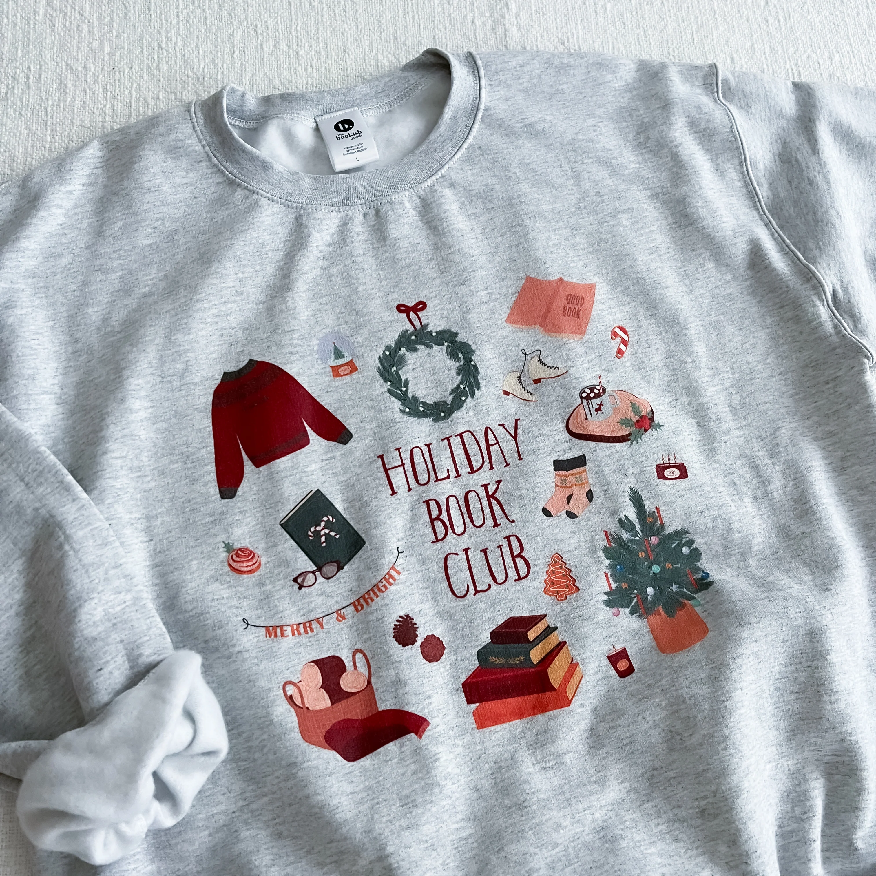 Holiday Book Club Sweatshirt - Image 5