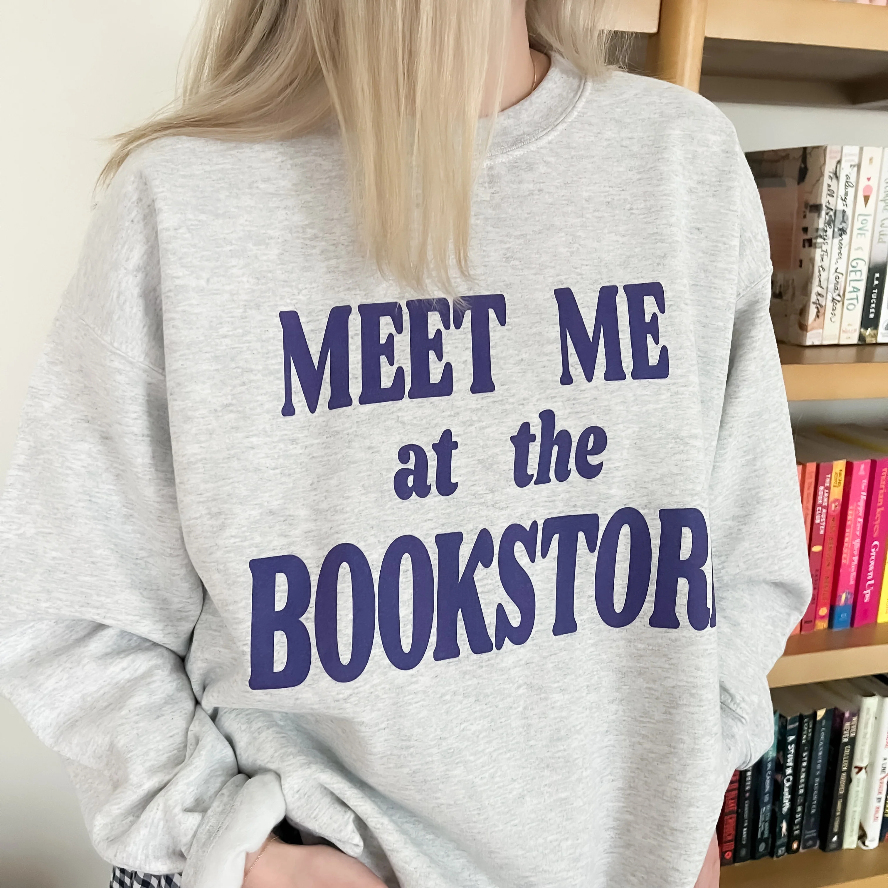 Meet Me At The Bookstore Sweatshirt - Image 2