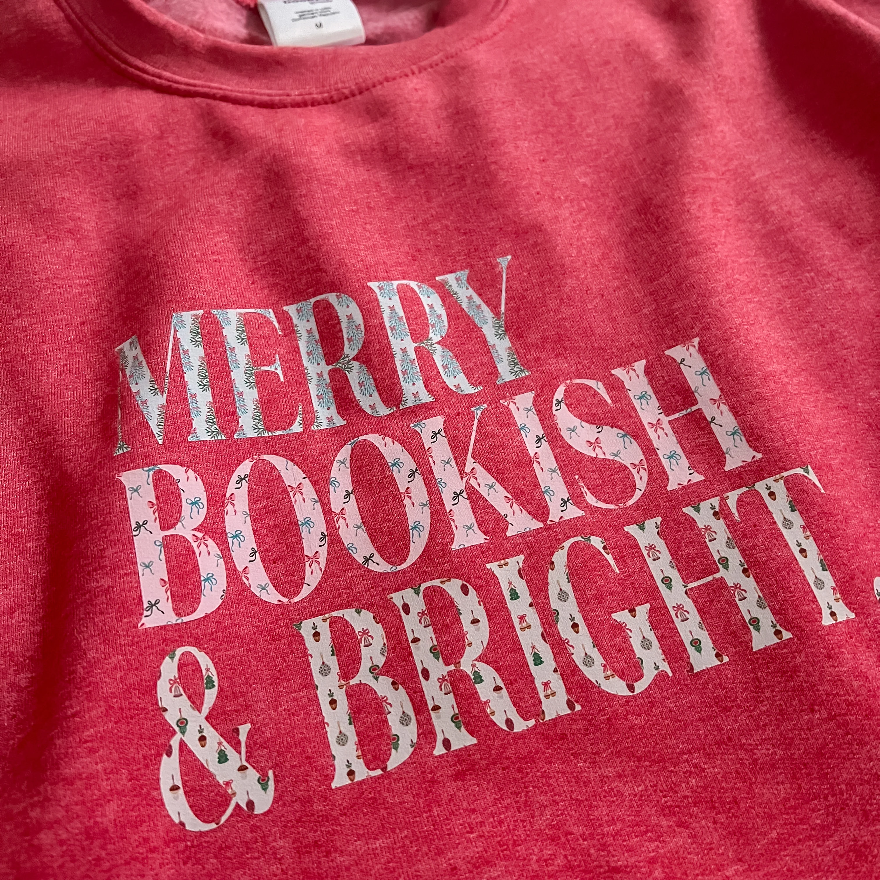 Merry Bookish & Bright Sweatshirt - Image 2