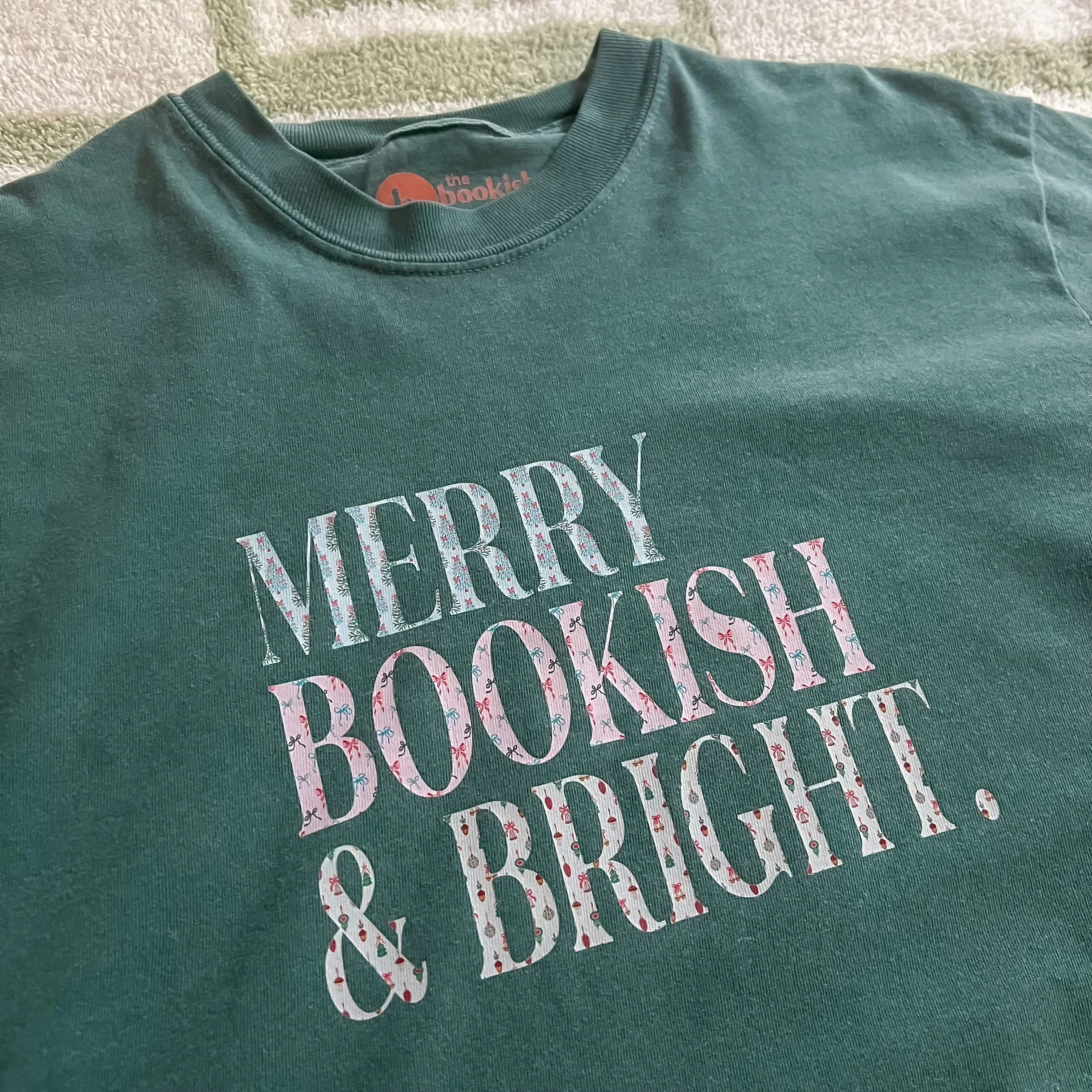 Merry Bookish & Bright Tee - Image 2