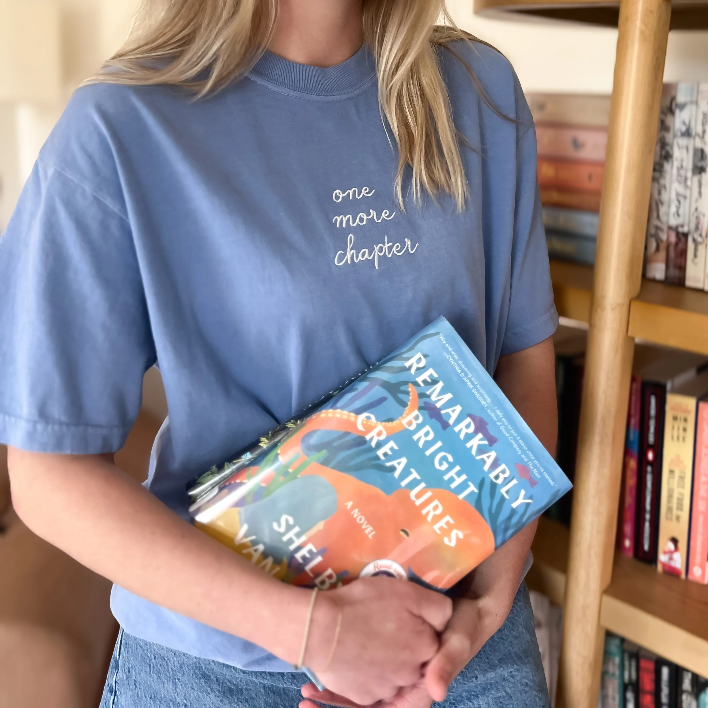 One More Chapter Embroidered Tee - Image 2