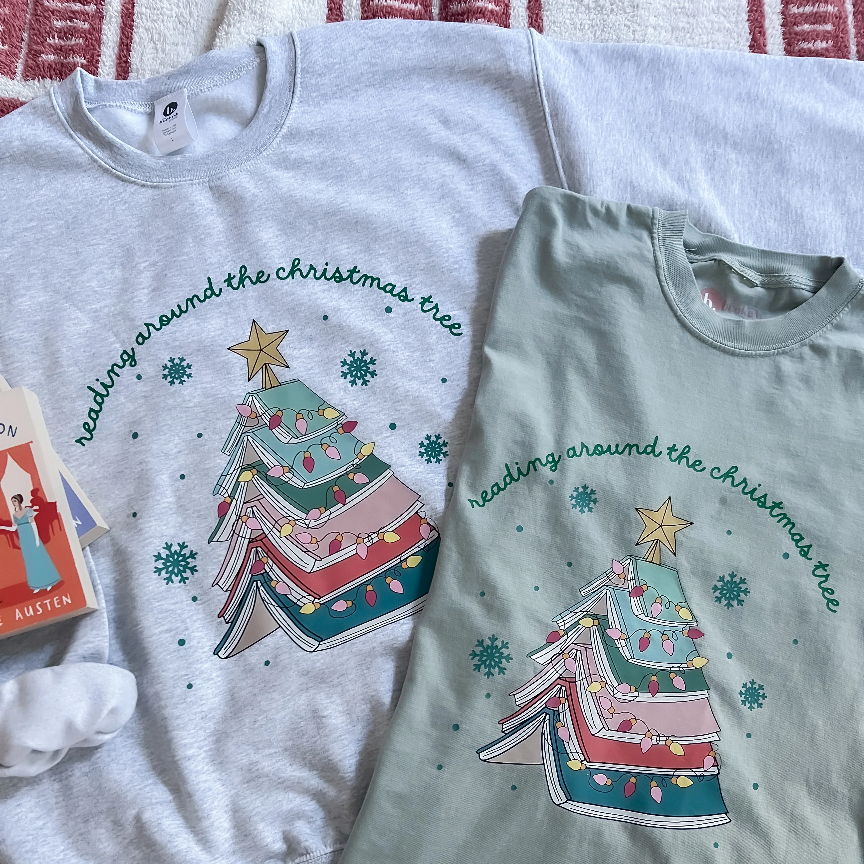 Reading Around the Christmas Tree Sweatshirt - Image 2