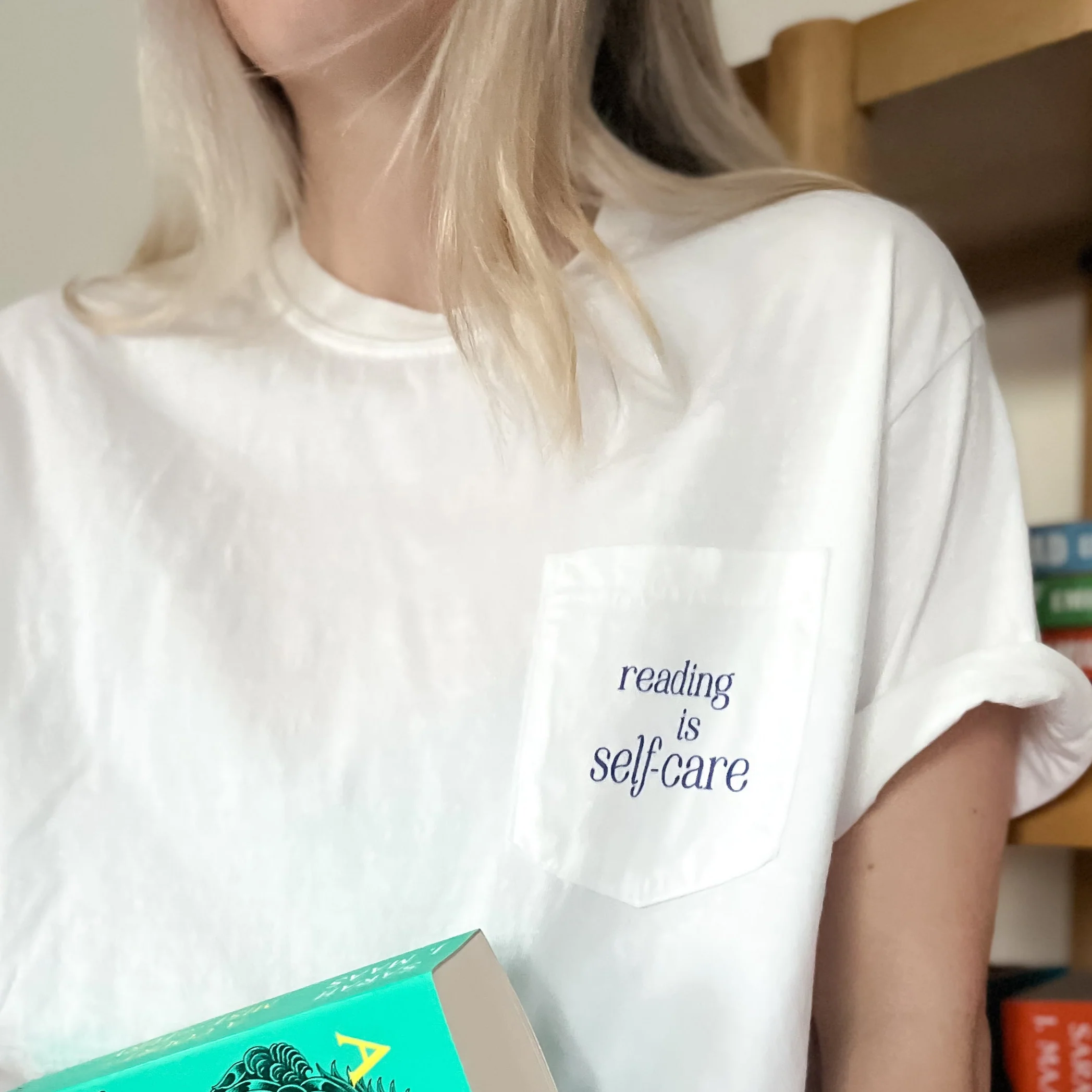 Reading is Self-Care Pocket Tee