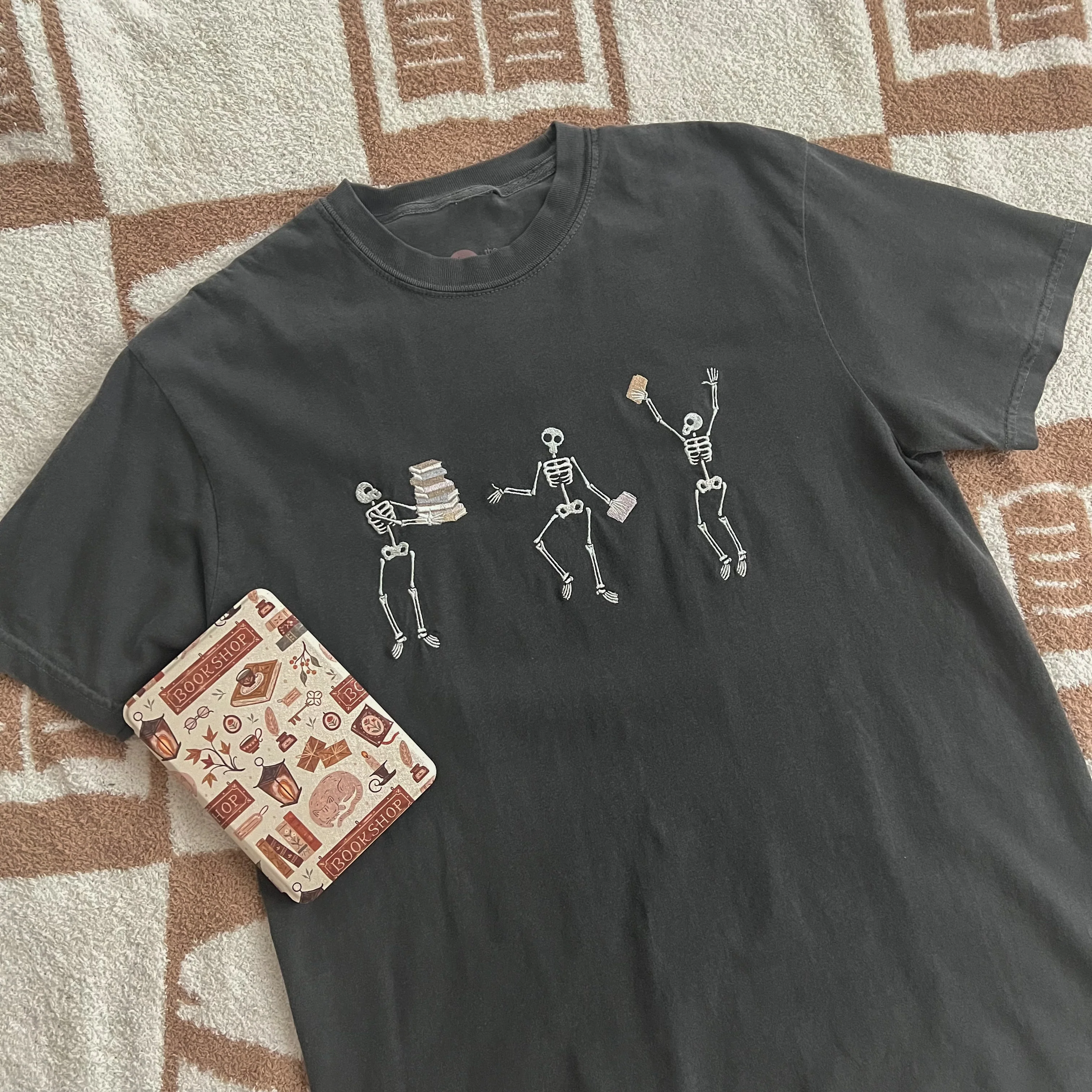 Reading Skeletons Tee
