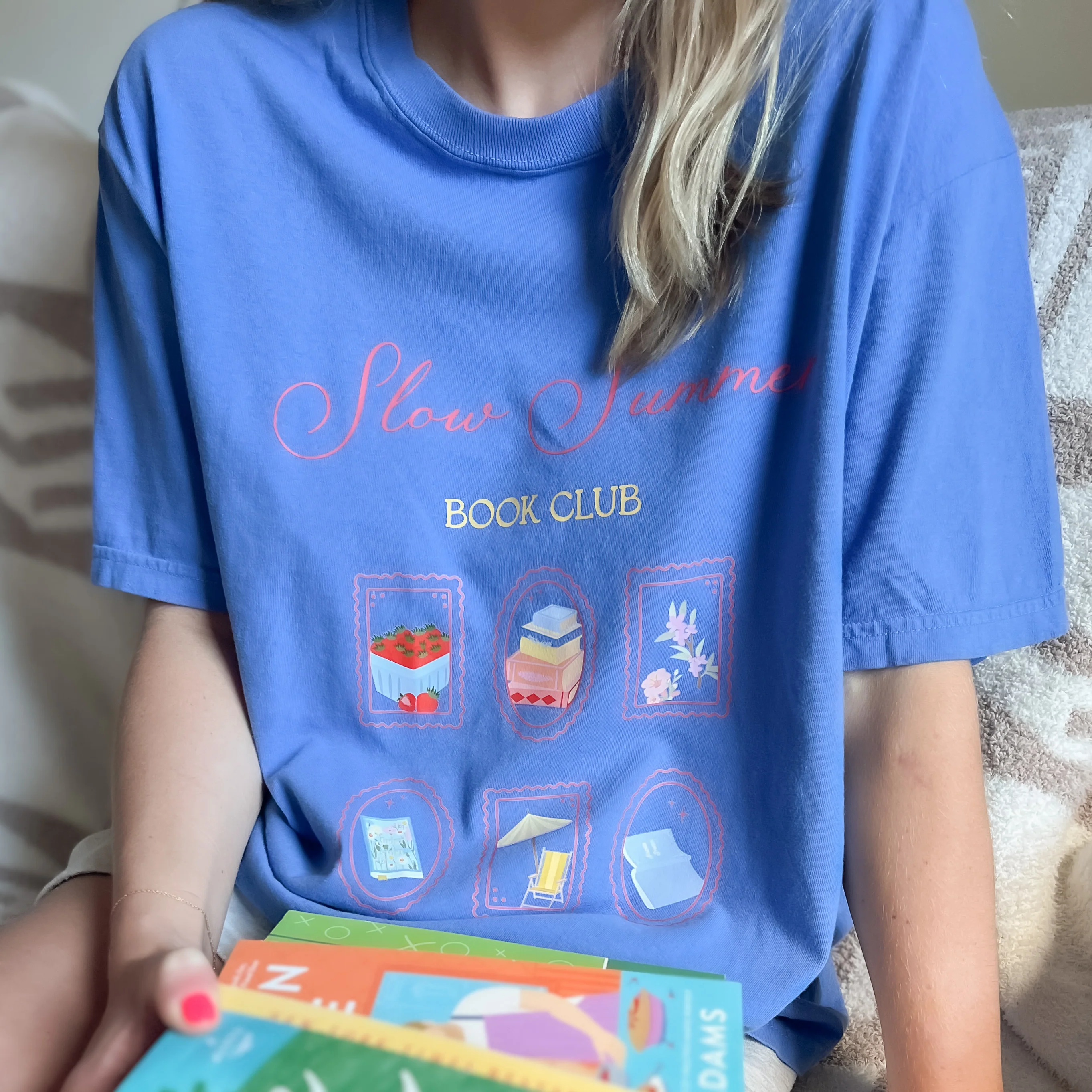 Slow Summer Book Club Tee - Image 2