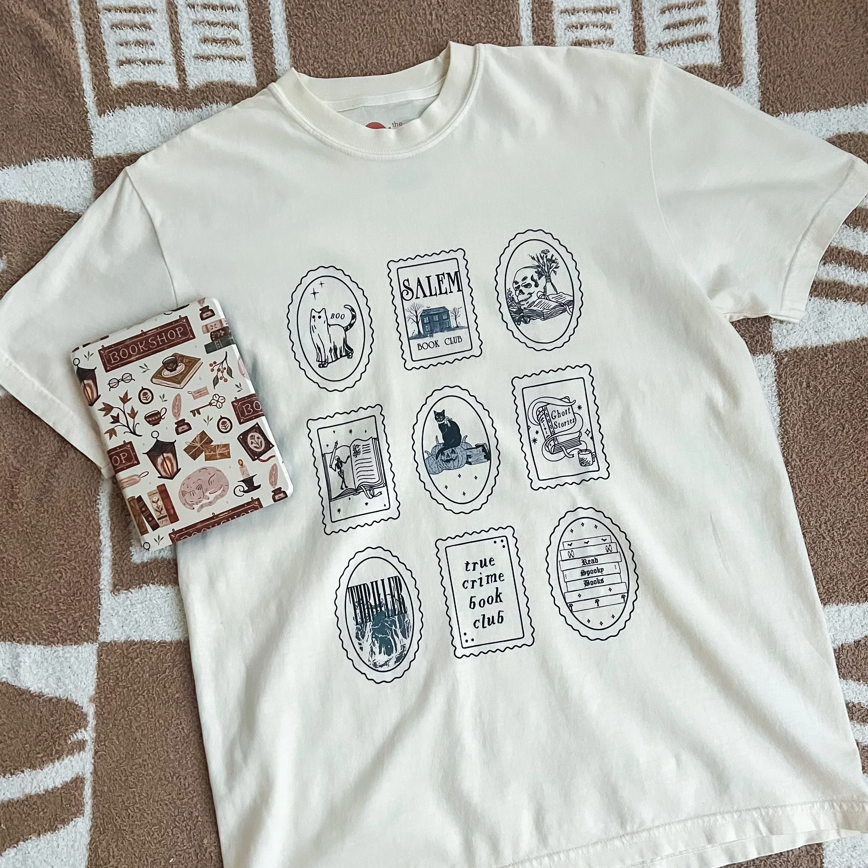 Spooky Postage Stamp Tee