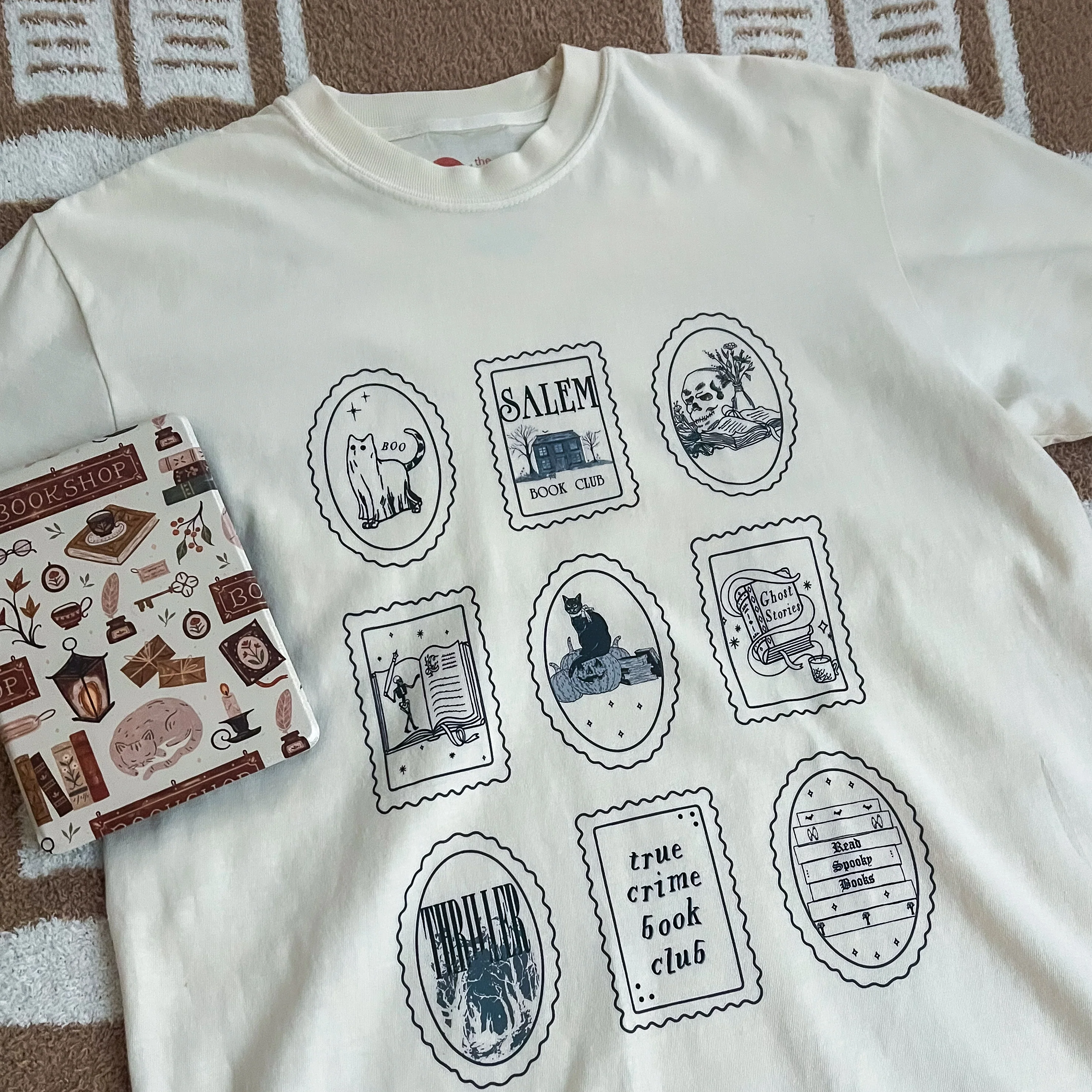 Spooky Postage Stamp Tee - Image 3