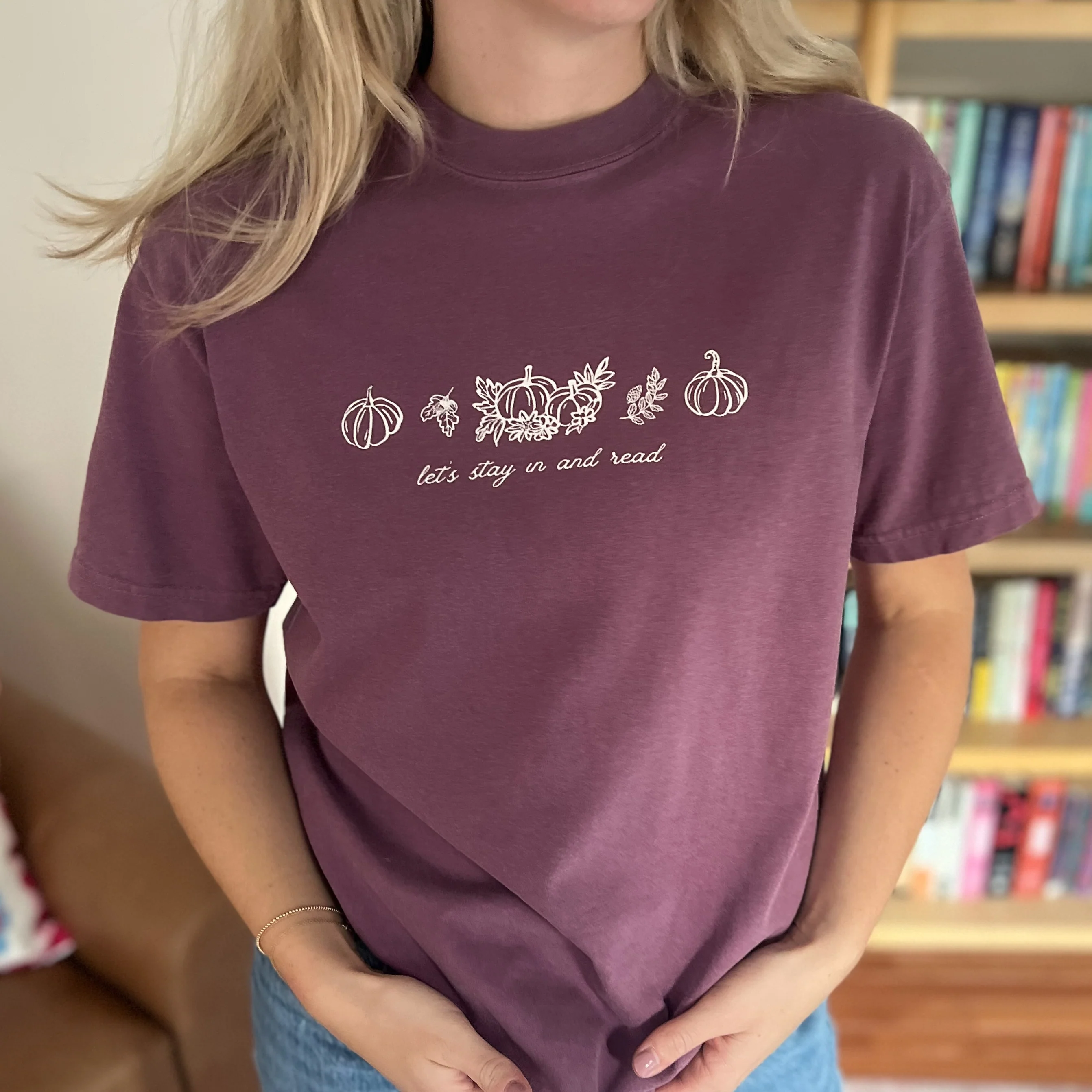 Stay In and Read Tee - Image 4