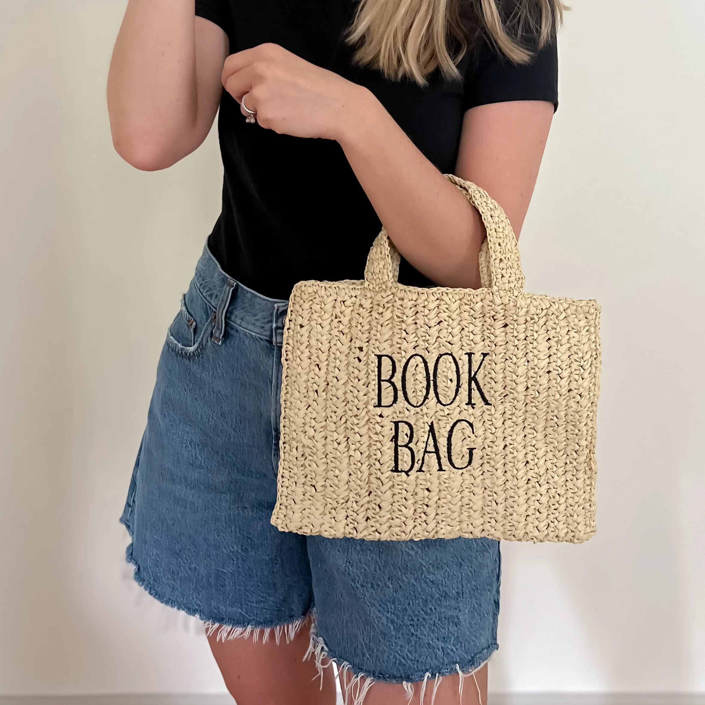 Straw Book Bag - Image 3