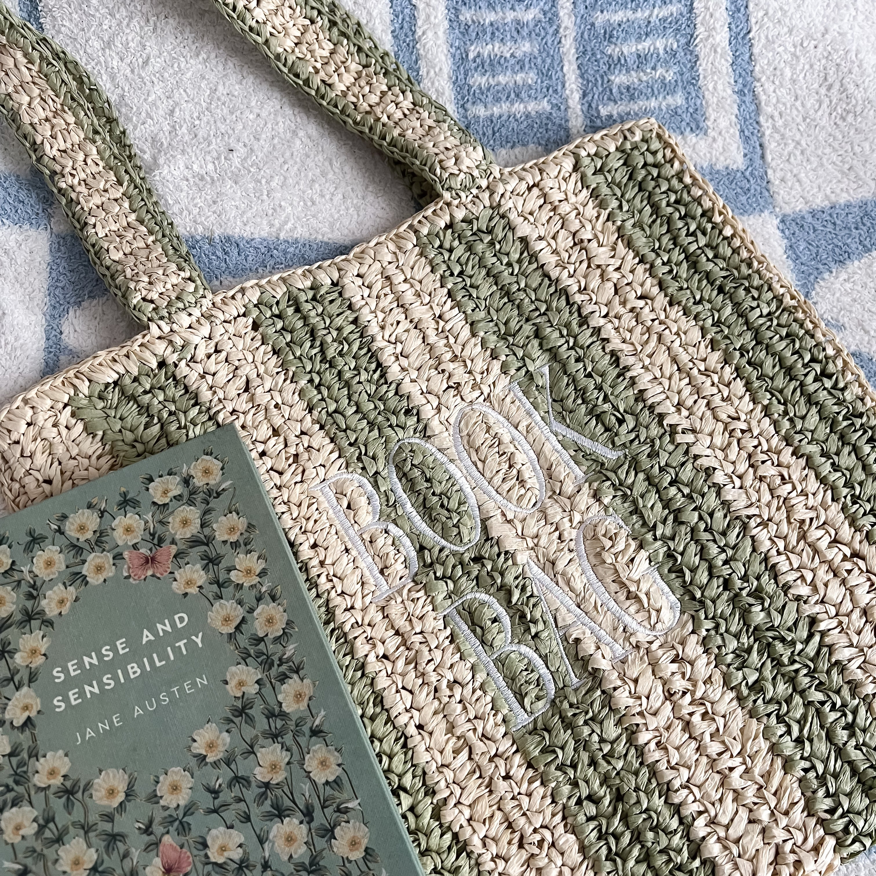 Straw Book Bag - Image 8