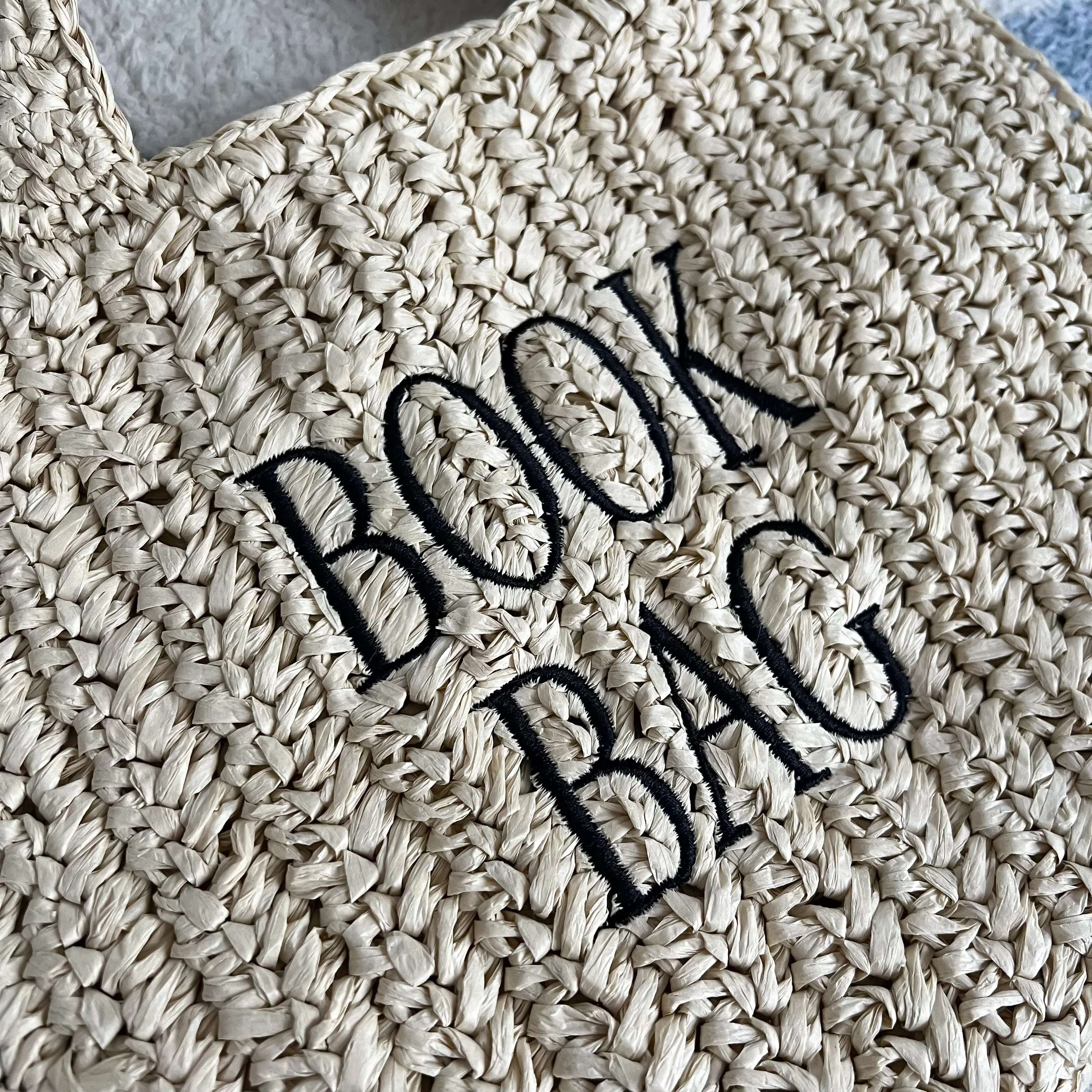 Straw Book Bag - Image 9