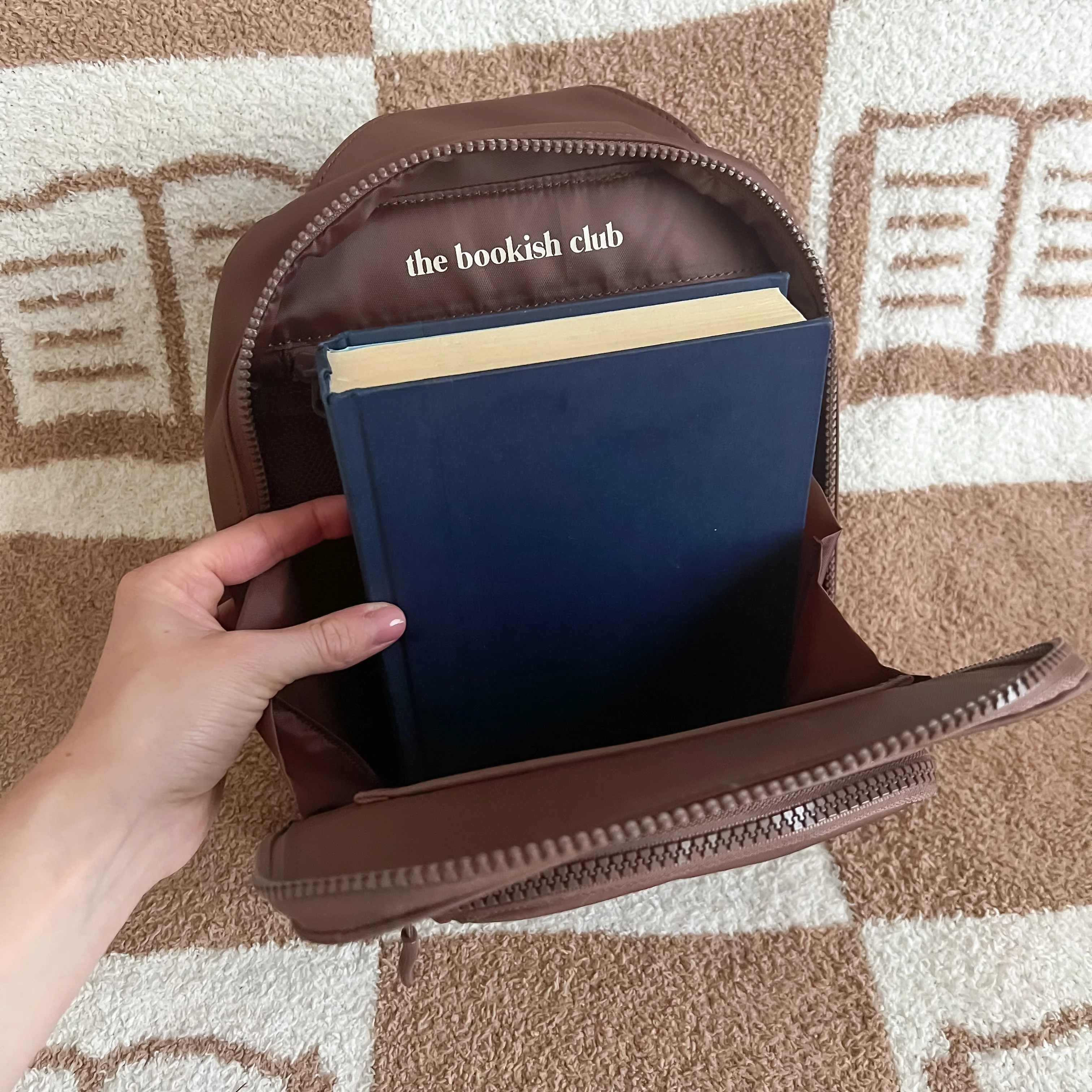 The Bookish Crossbody - Chocolate - Image 2