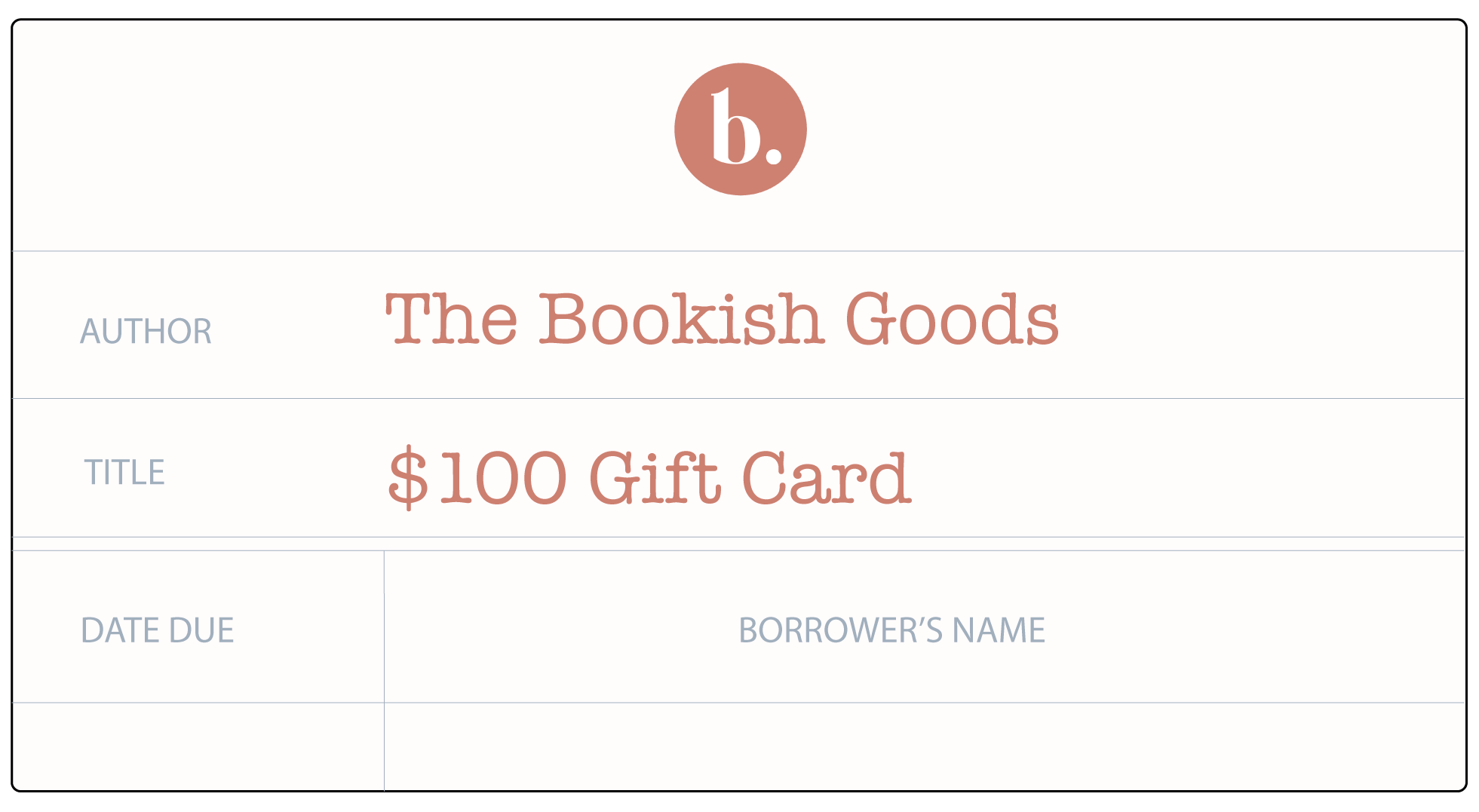The Bookish Gift Card - Image 4