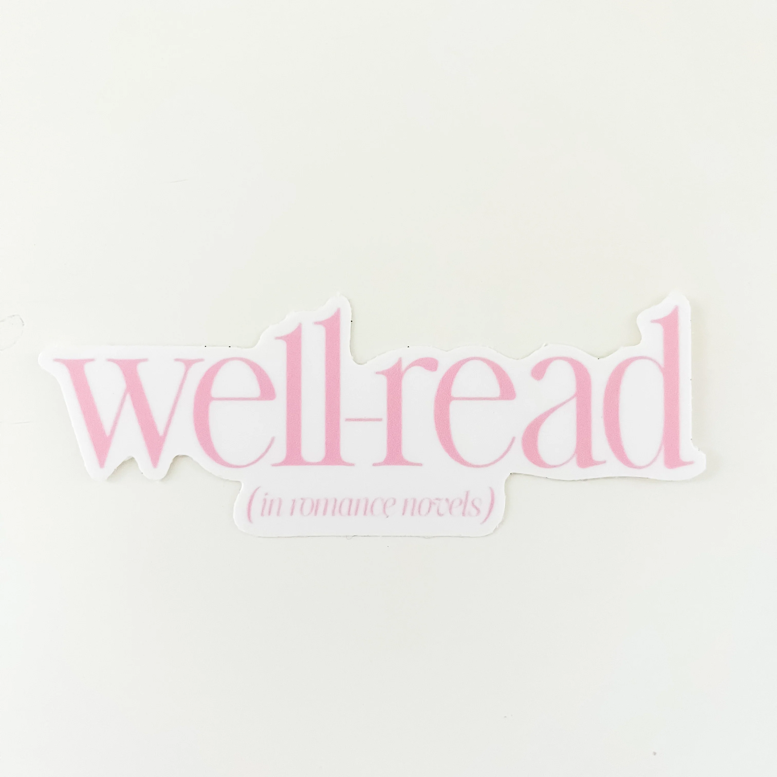 Well Read Romance Sticker